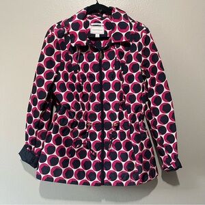 CHARTER CLUB- Water resistant Pink and Navy blue Jacket Size M